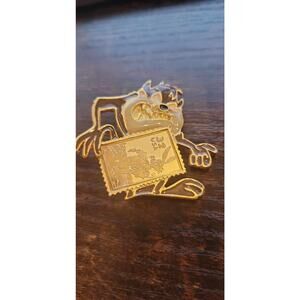 Taz Looney Tunes Stamp Collection Tasmanian Devil 1997 Pin